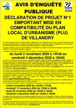 AVIS D'ENQUETE PUBLIQUE